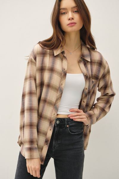 Oversized Savannah Plaid Flannel