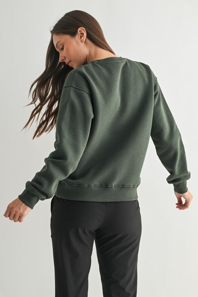 Deep Forest Classic Fit Fleece Sweatshirt