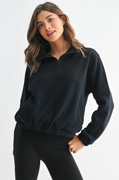 Deep Navy Tundra Thermal Half-Zip