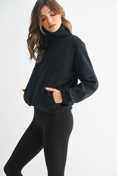 Deep Navy Tundra Thermal Half-Zip