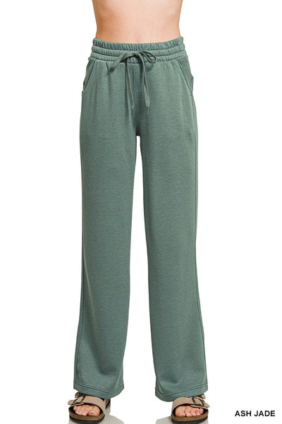 Ash Jade Wide Leg Scuba Lounge Pants