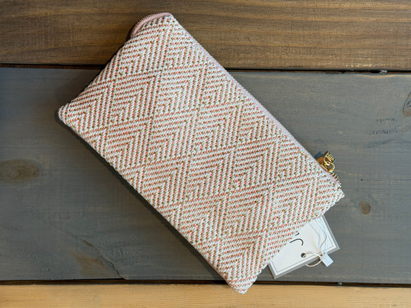 Riley Woven Arrowhead 3 Compartment Crossbody - More Colors!