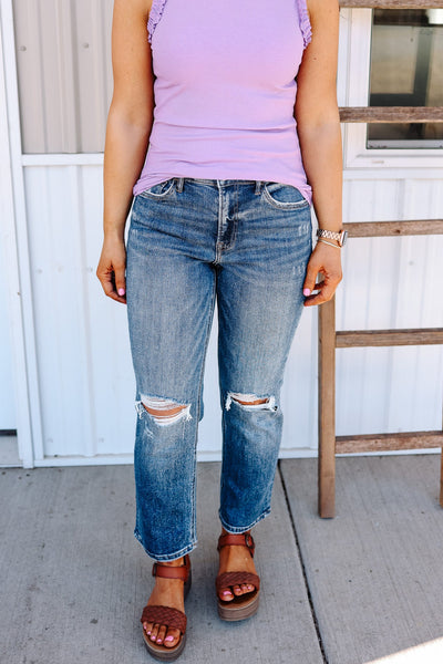 Lovervet Winslow Cropped Straight Jeans