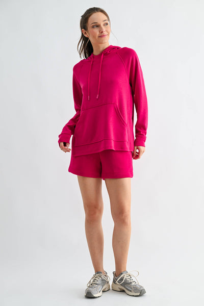 Plum Pink Laguna Dune Hoodie