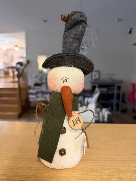 Jay the Jingle Bell Snowman