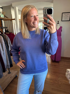 Marlin Fleece Ribbed Side Sweatshirt