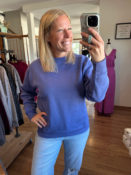Marlin Fleece Ribbed Side Sweatshirt