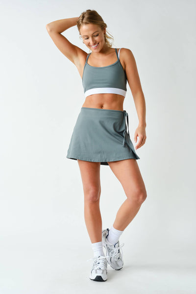 Eucalyptus Venice Wrap Skort