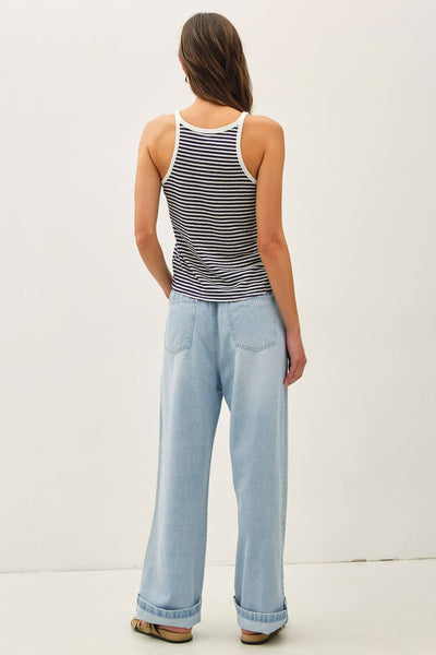 Ultra Comfy Pull-On Wide Leg Denim Pants