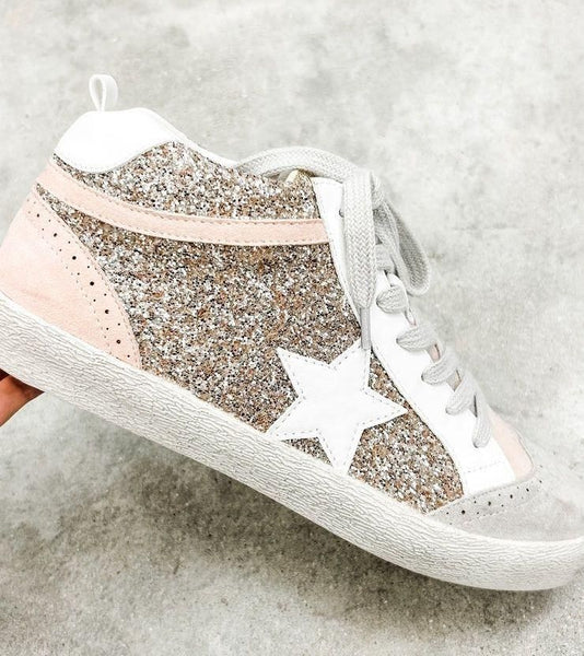 MiiM Daisy Sneakers in Light Gold