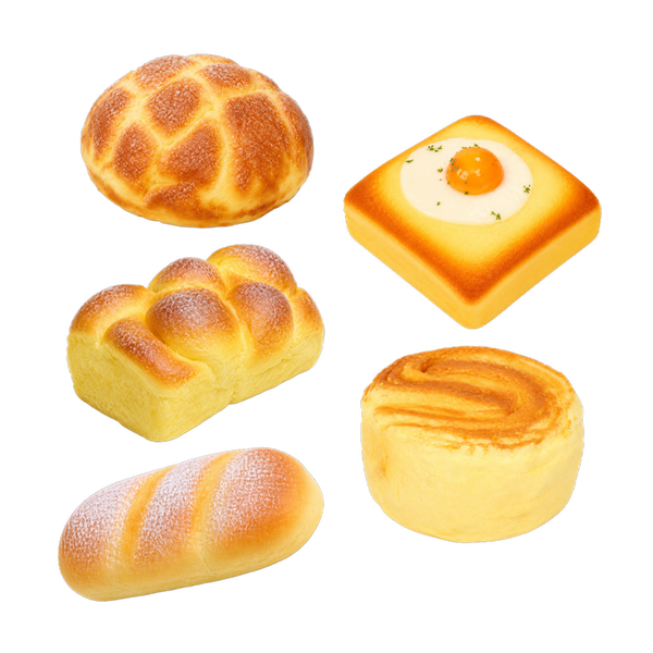 Fun Doh Squishy Bakery Slow Rise Bread Variety