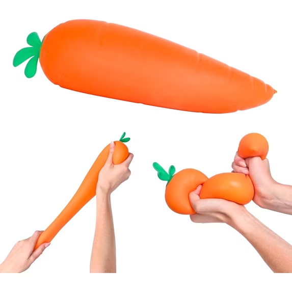 Jumbo Squishy Squeezy Carrot