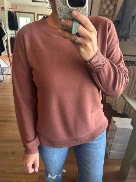 Brick Brown Amelia Sweater