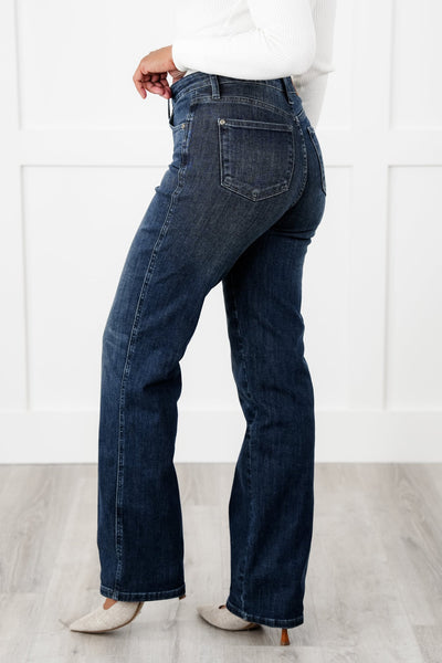 Judy Blue Tummy Control Straight Leg - PETITE