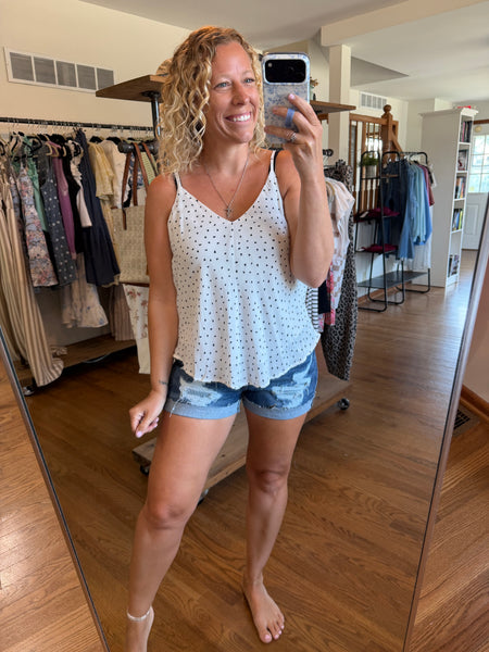 Polka Dot Camisole Top