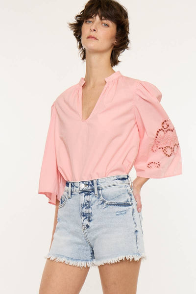 Kan Can High-Rise Mom Shorts