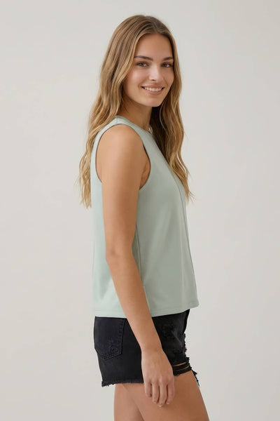 Sage Brushed Modal Tank Top