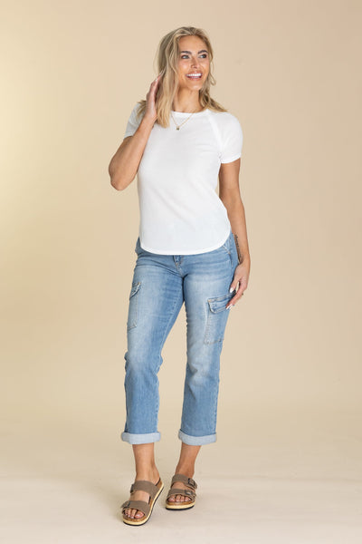 DOORBUSTER: Beach Walk Baby Waffle Tee - More Colors!