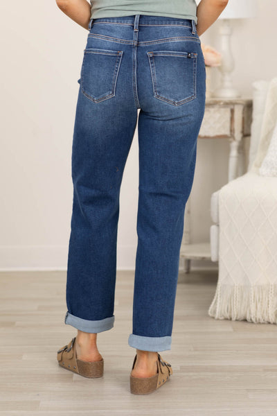 J21 Eleven Mid-Rise Boyfriend Jeans