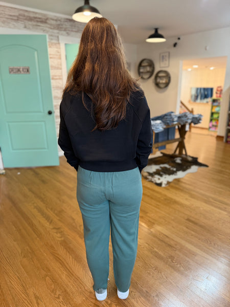 Silky Pine Essential Tapered Lounge Pants