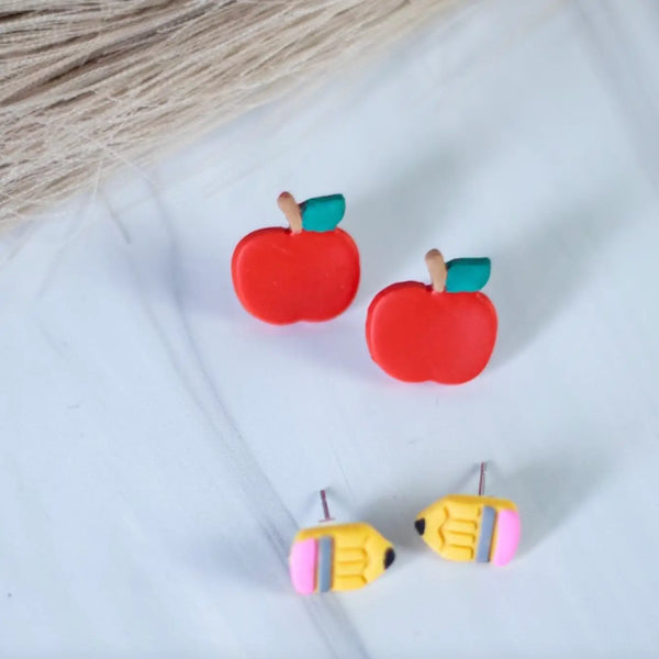 School Collection Clay Earrings - More Options!