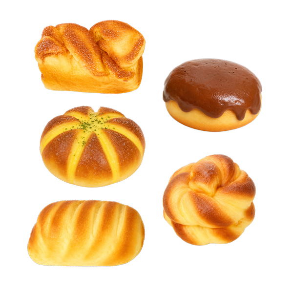 Fun Doh Squishy Bakery Slow Rise Bread Variety