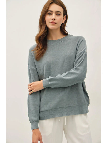 Retro Blue Amelia Sweater