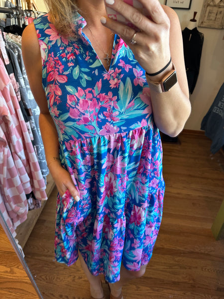 Abilene Floral Sleeveless Dress