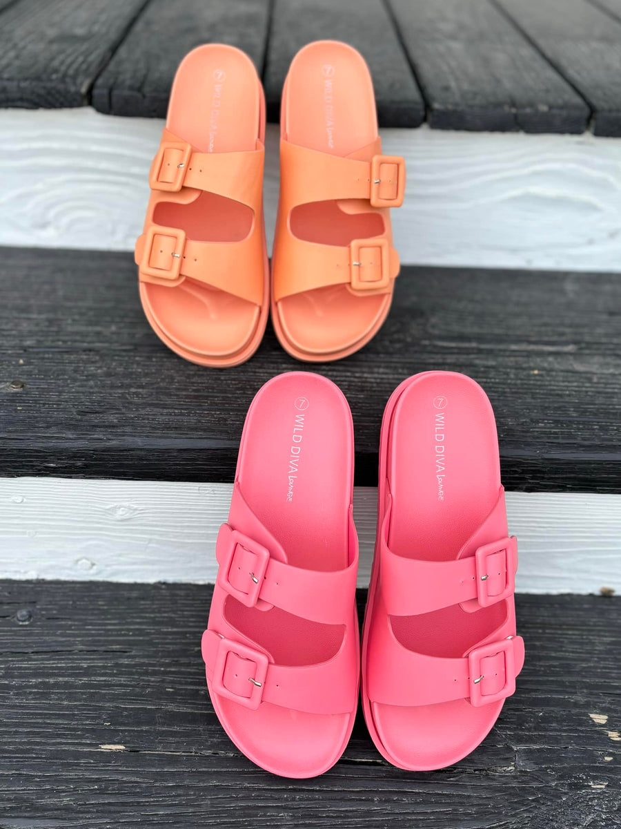 Avery Sandals in Pink – Spotted Sparrow Boutique