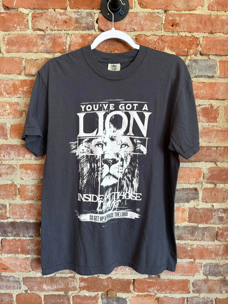 Lion Inside Those Lungs Graphic Tee