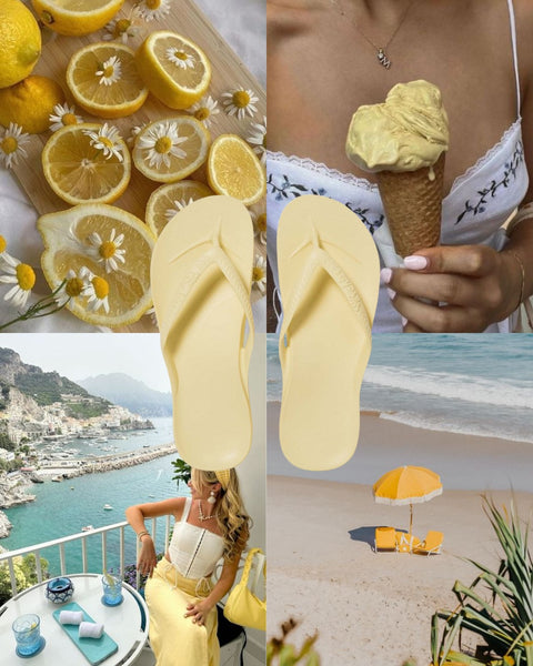 Archies Flip Flops in Butter