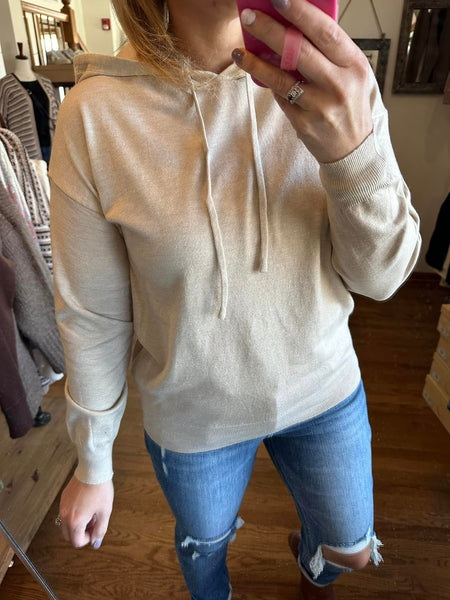 Oatmeal Lightweight Hoodie