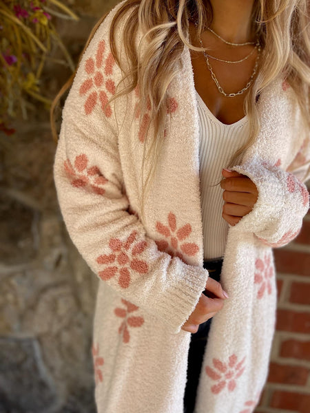 Reversible Floral Cardigan