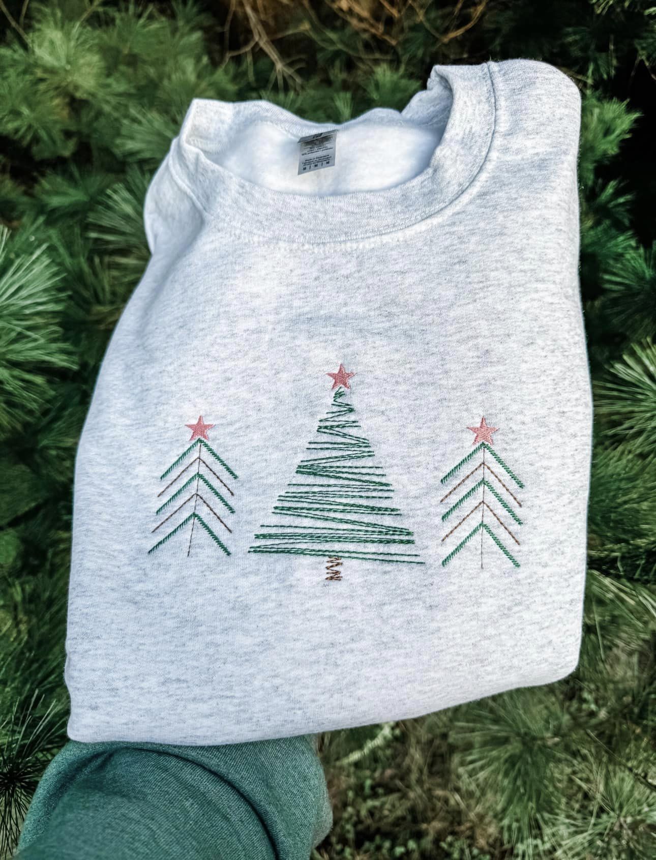 Christmas Tree Trio Sweatshirt