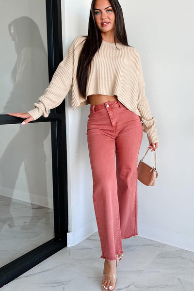 Cabernet Wide Leg Jeans