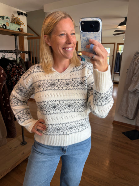 Nordic Snow Knit Sweater