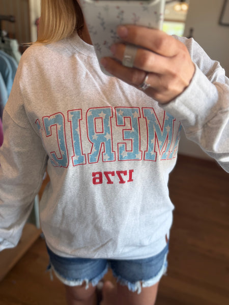 Ampersand Avenue University Pullover - Cue The Sparklers