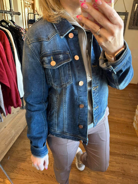 Risen Dark Wash Denim Jacket