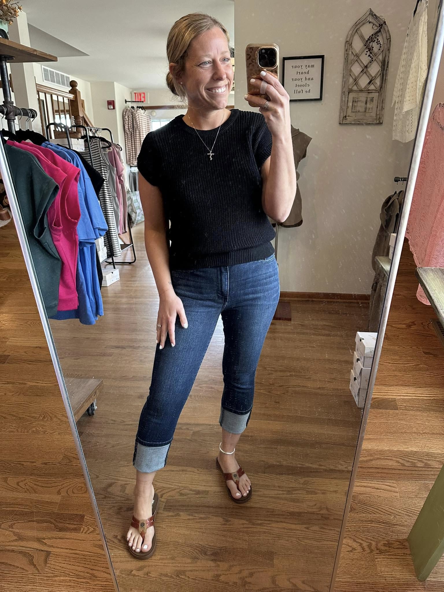 Judy Blue Double Band Capris