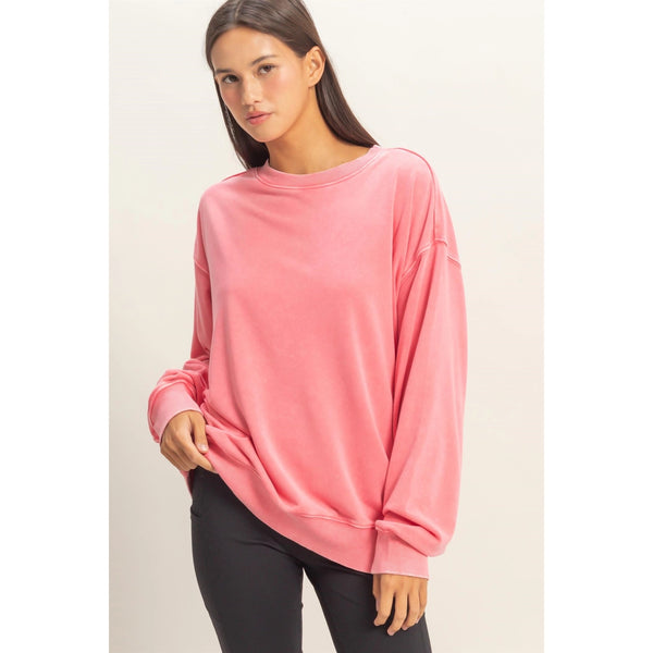 Pink Sands Mineral Washed Sweatshirt