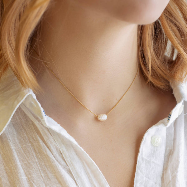 Intentions Symbol Necklace - Pearl