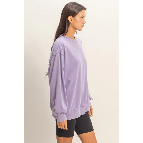 Island Orchid Mineral Washed Sweatshirt