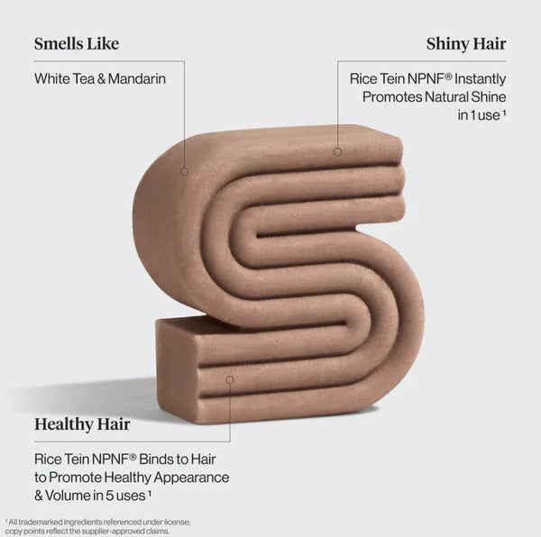 Kitsch Rice Water Shampoo & Conditioner Bar Combo for Hair Growth
