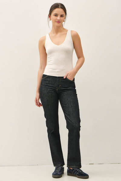 Oatmeal Soft Core Full Length Tank Top