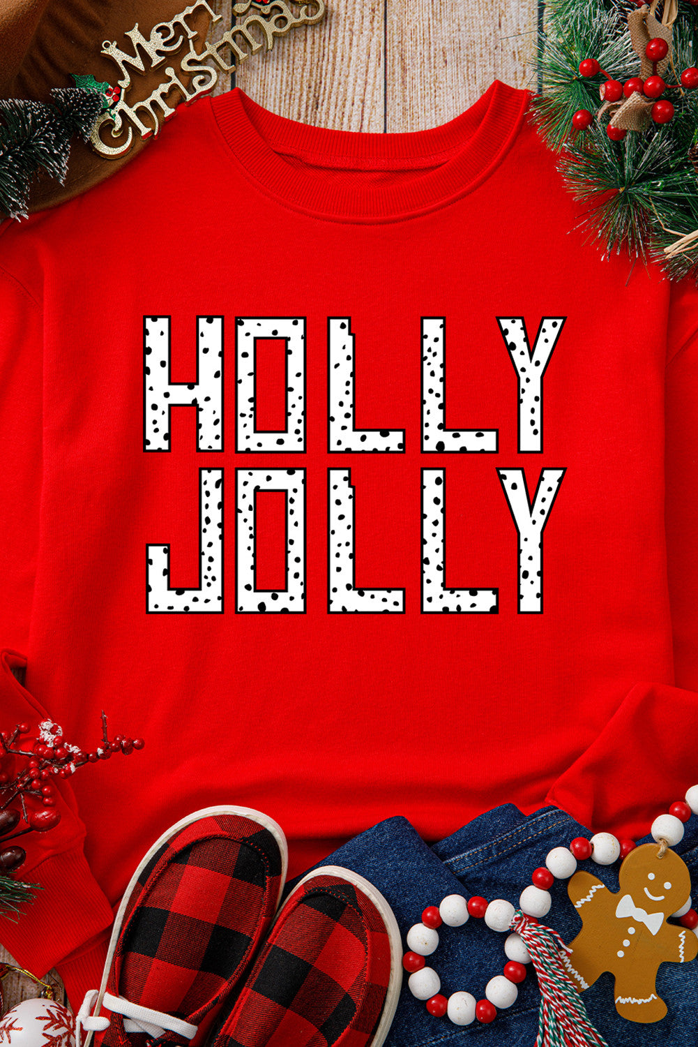 Holly Jolly Lightweight Sweatshirt