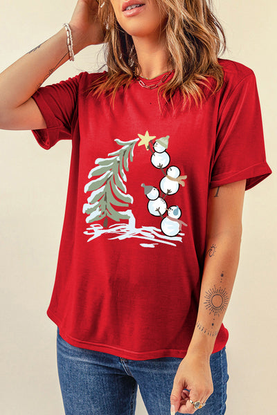 Snowman Graphic Tee