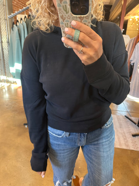 Black Cloudsoft Laguna Pullover Hoodie