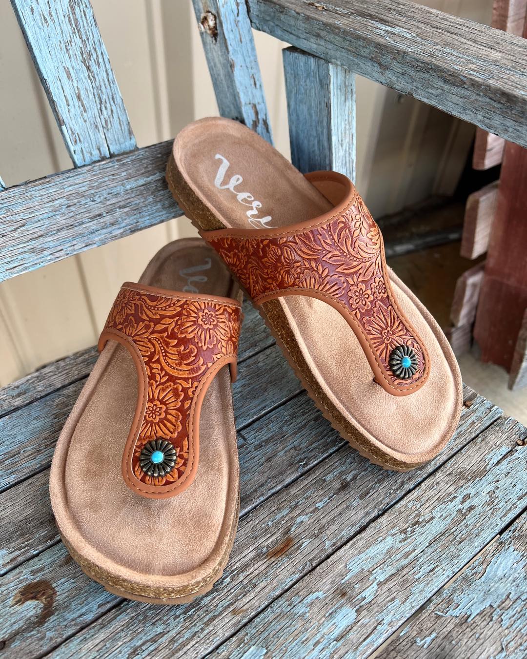 Very G Danni Sandals in Rust