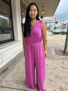 Orchid V-Neck Jumper