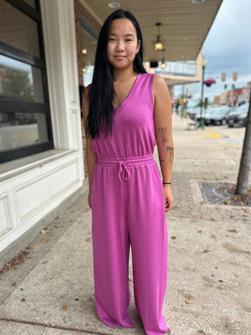 Orchid V-Neck Jumper